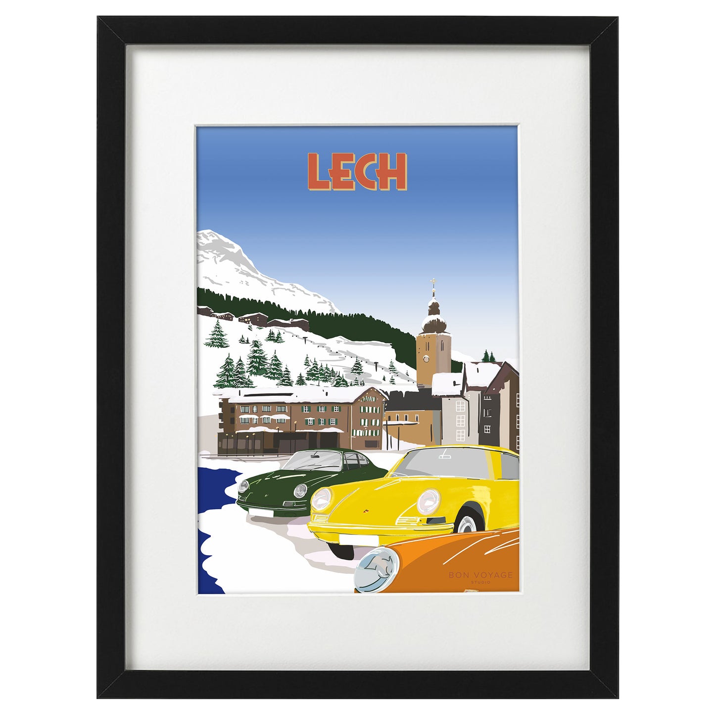 Gerahmter Print "LECH"