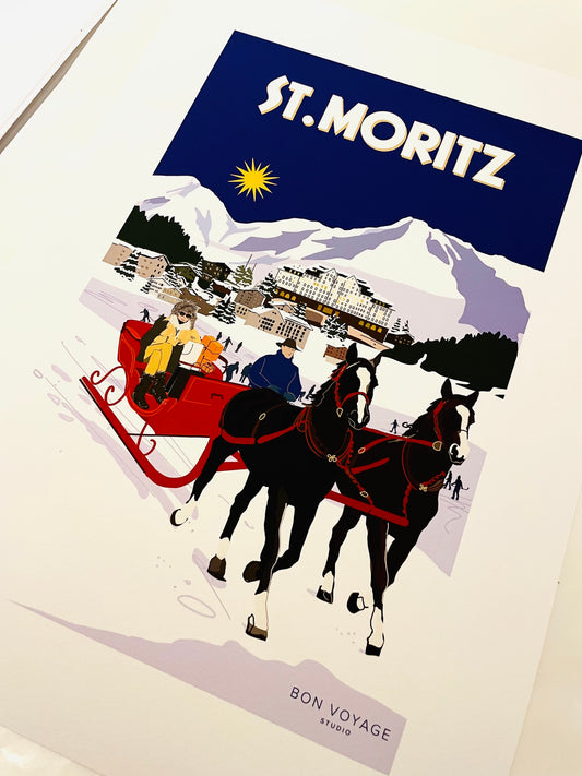 Print only "ST.MORITZ"