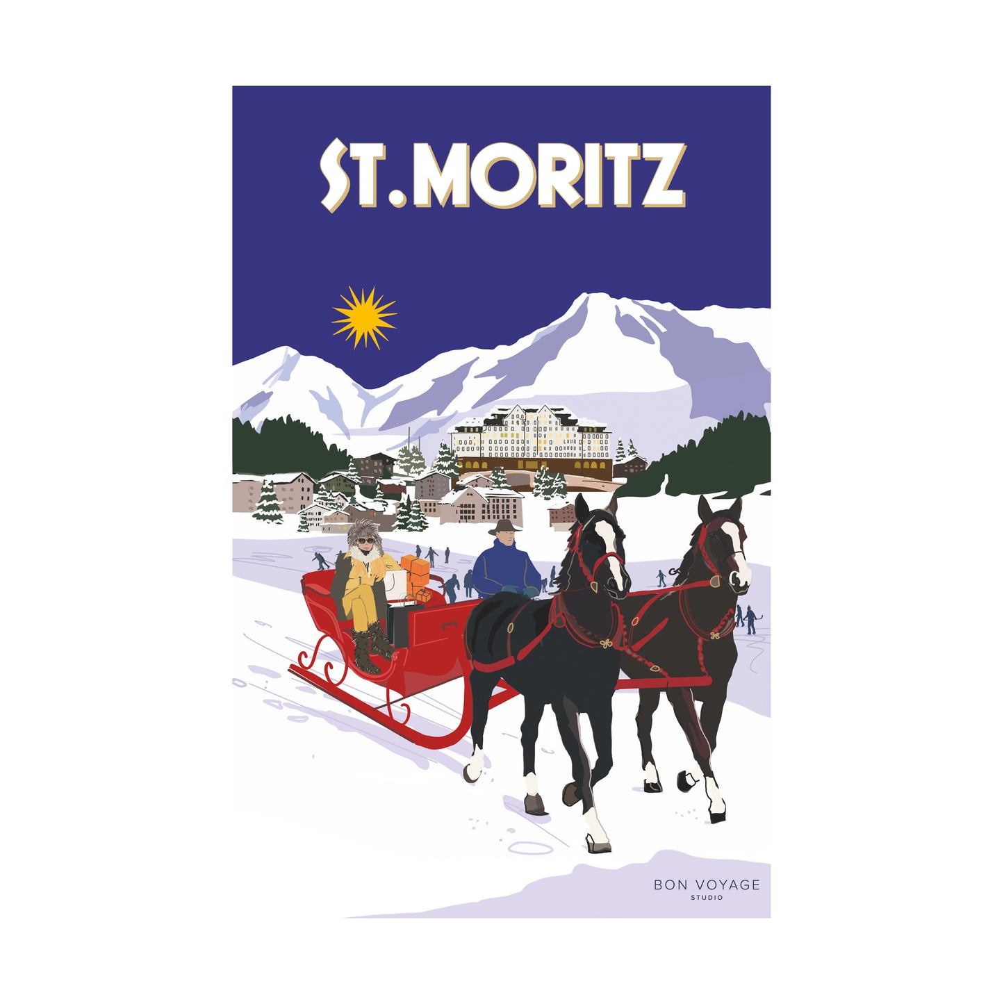Print only "ST.MORITZ"